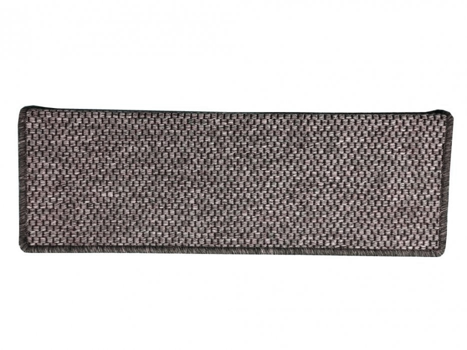 Vopi Nášľapy na schody Nature hnedý obdĺžnik, samolepiaci - 24x65 obdĺžnik (rozmer vrátane ohybu)
