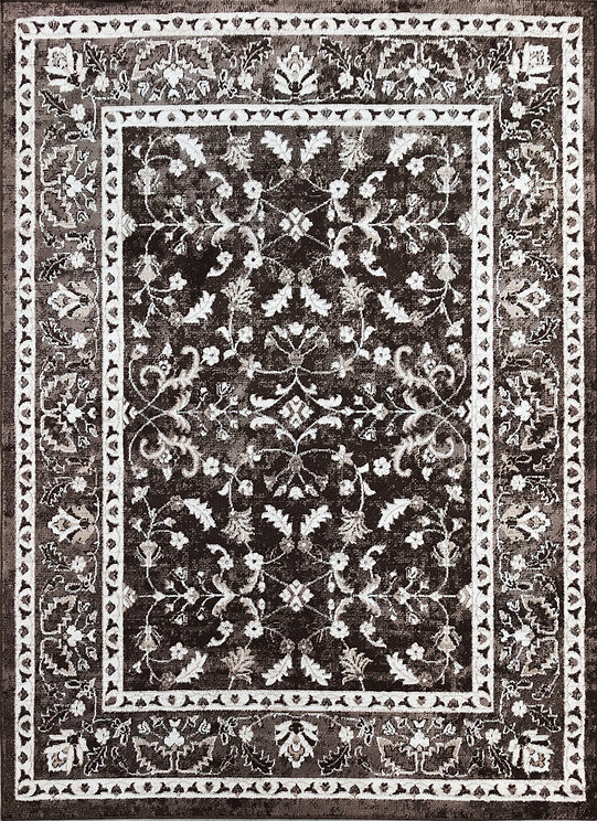 Berfin Dywany, Kusový koberec Alfa New 7206 Brown, 120x180, hnedá, obývacia izba