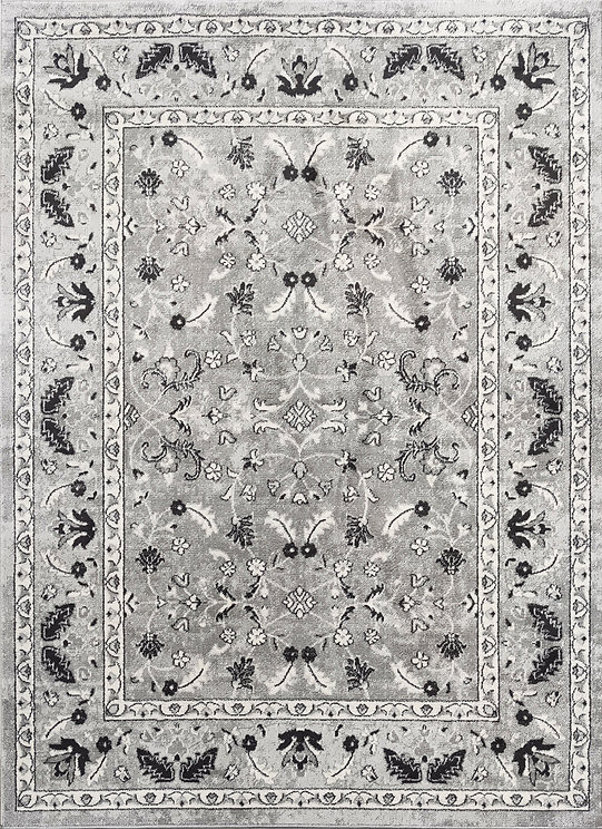 Berfin Dywany, Kusový koberec Alfa New 7206 Grey, 120x180, šedá, obývacia izba