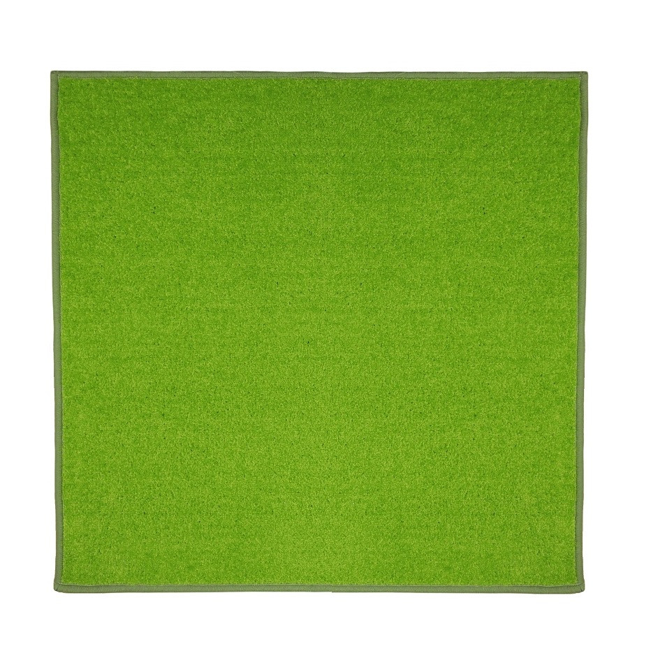 Vopi, Kusový koberec Eton zelený 41 štvorec, 60x60, zelená, kuchyňa