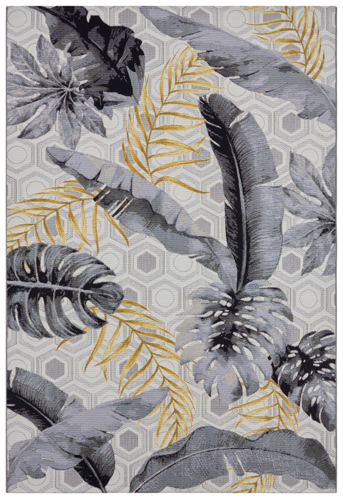 Kusový koberec Flair 105612 Gold Leaves Multicolored – na von aj na doma - 120x180 cm Hanse Home Collection koberce 