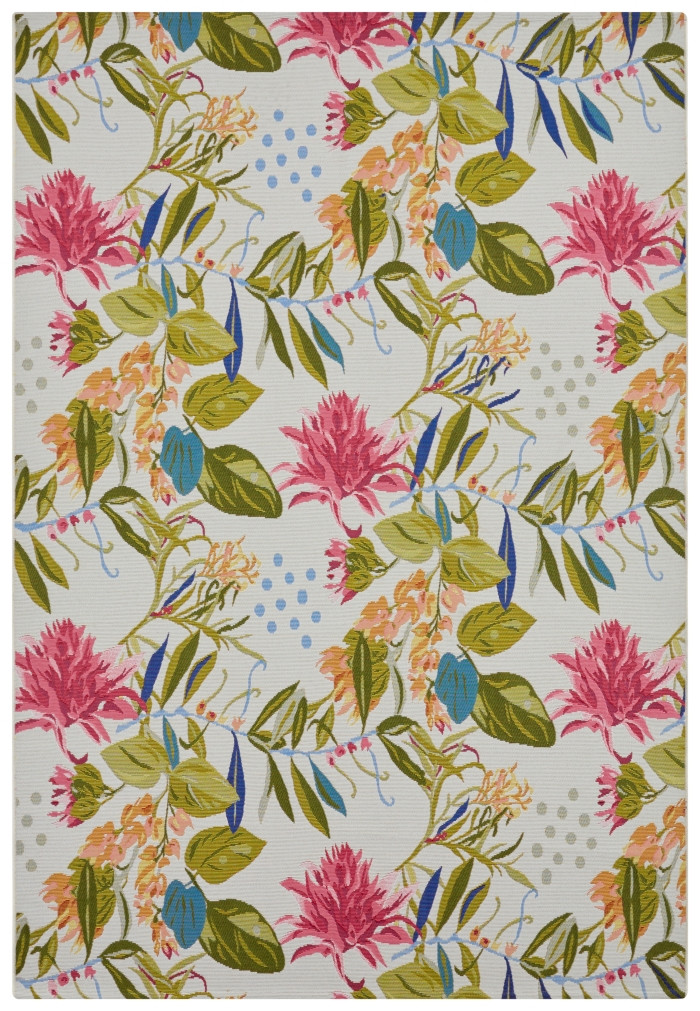 Kusový koberec Flair 105613 Flowers and Leaves Multicolored – na von aj na doma - 200x285 cm Hanse Home Collection koberce 