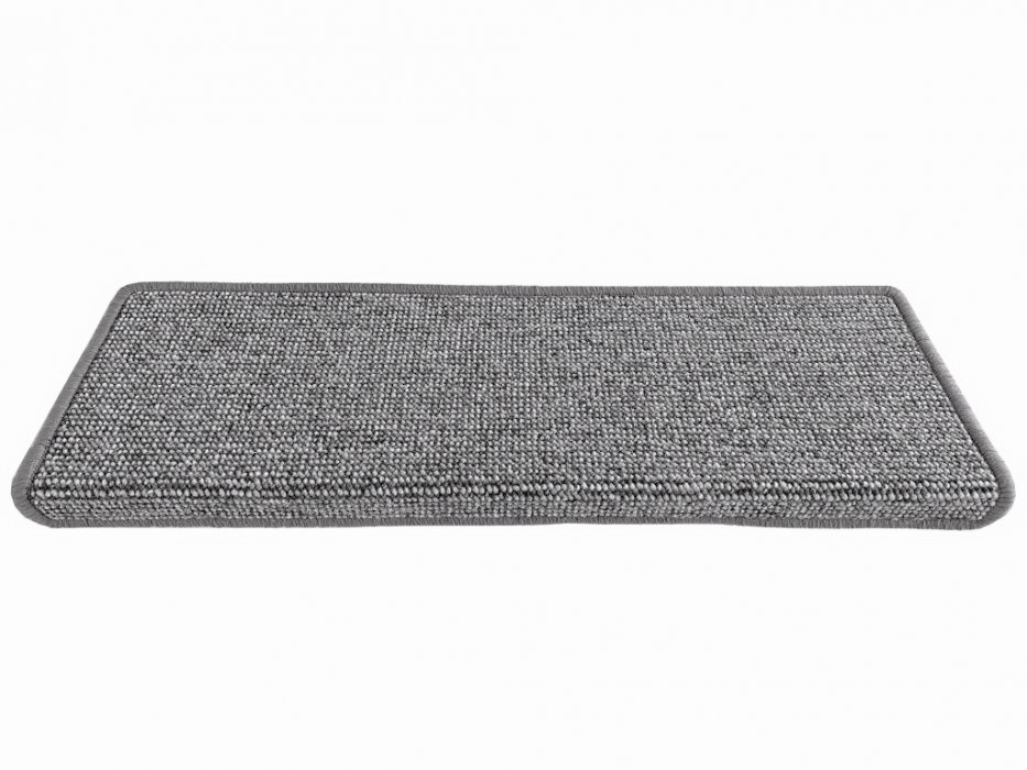 Vopi Nášľapy na schody Porto šedý obdĺžnik, samolepiaci - 24x65 obdĺžnik (rozmer vrátane ohybu)