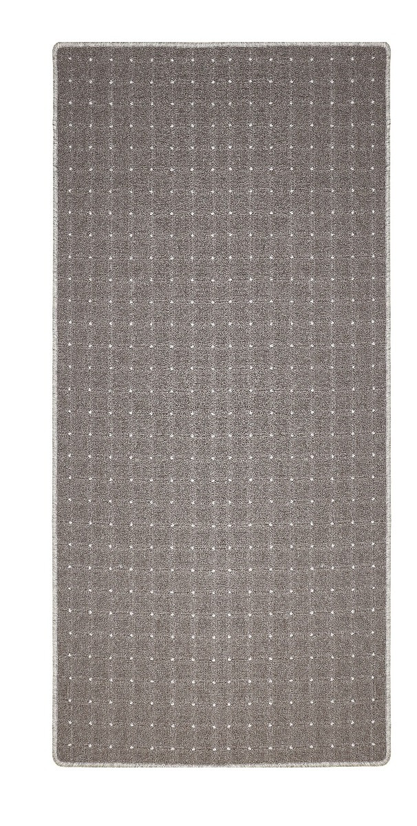 Behúň na mieru Udinesa hnedý - šíre 90 cm Condor Carpets 