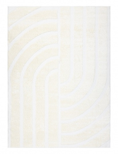 Dywany Łuszczów, Kusový koberec Mode 8631 geometric cream, 140x190, biela, detská izba
