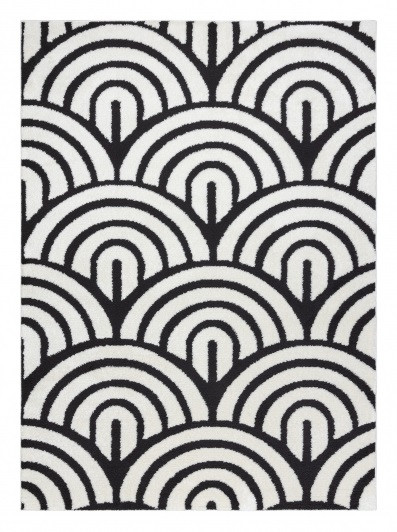 Kusový koberec Mode 8629 cream/black - 80x150 cm Dywany Łuszczów 