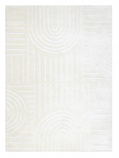 Dywany Łuszczów, Kusový koberec Mode 8586 geometric cream, 240x330, béžová, chodba / predsieň