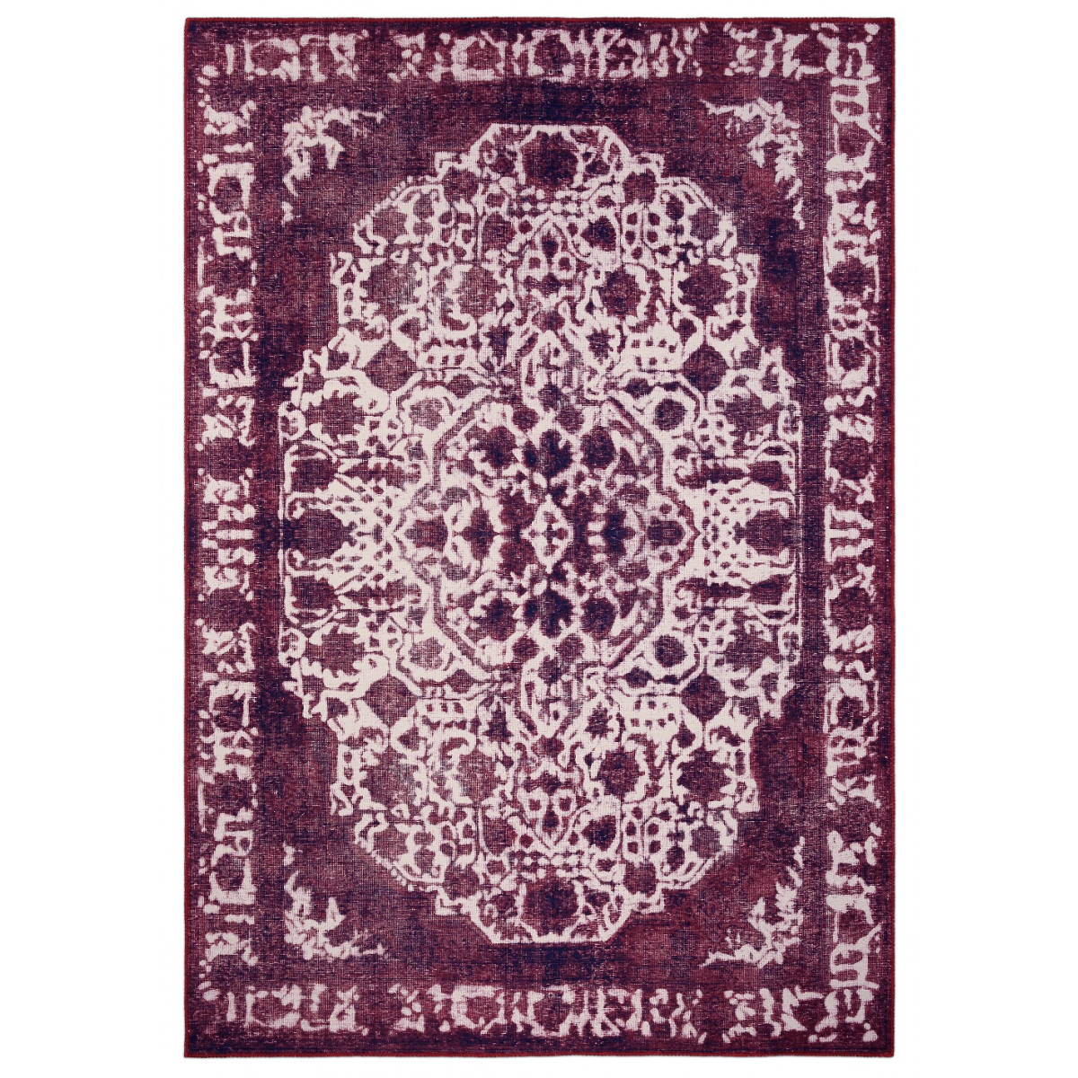 AKCIA: 80x150 cm Kusový orientálny koberec Chenile rugs Q3 104748 Berry