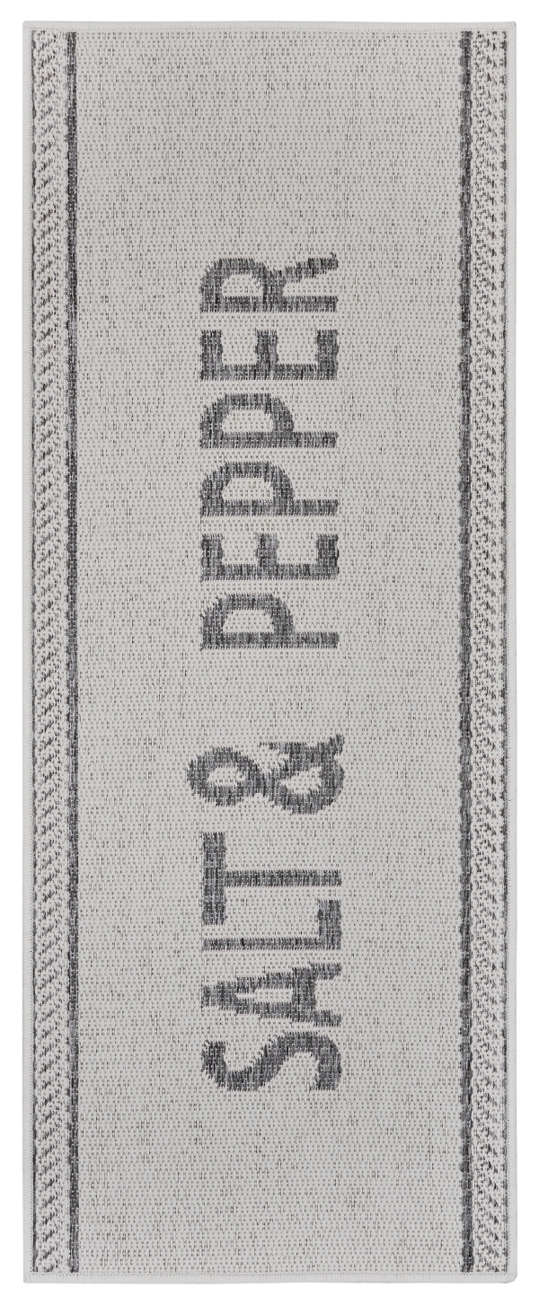 Hanse Home, Behúň Cucina Salt & Pepper 105626 Cream Grey, 62x150, biela, kuchyňa