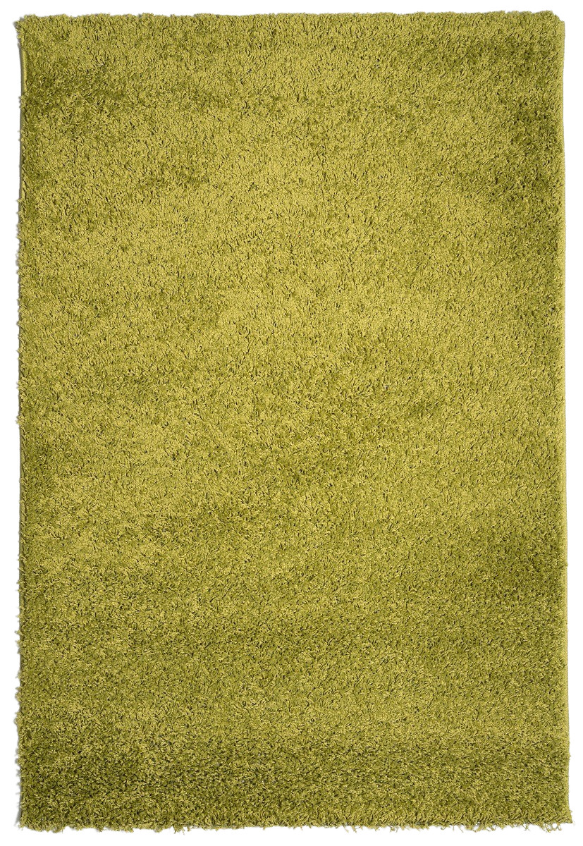 Mono Carpet, Kusový koberec Efor Shaggy 1903 Green, 80x150, zelená, obývacia izba