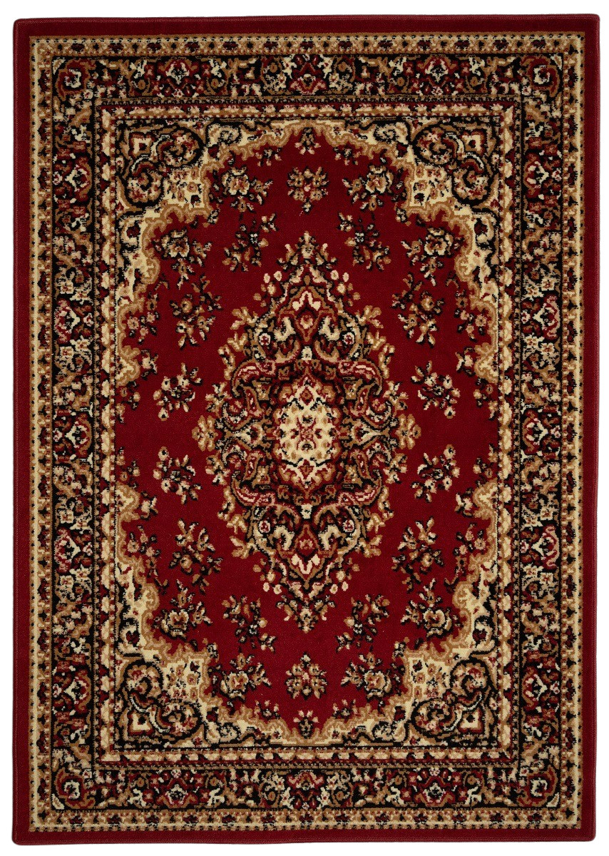 Spoltex, Kusový koberec Samira New Red 12001-011, 160x225, červená, chodba / predsieň