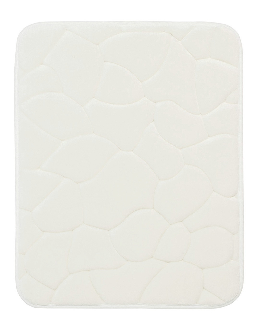 Protišmyková kúpeľňová predložka 3D 0133 White - 50x80 cm BO-MA koberce 