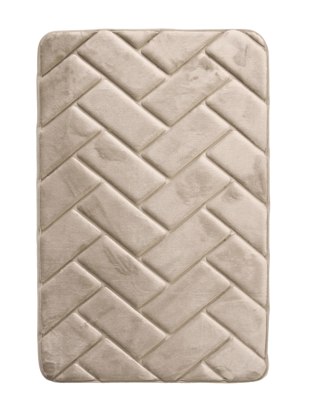 BO-MA, Protišmyková kúpeľňová predložka 3D 7288 beige, 50x80, béžová, kúpeľňa