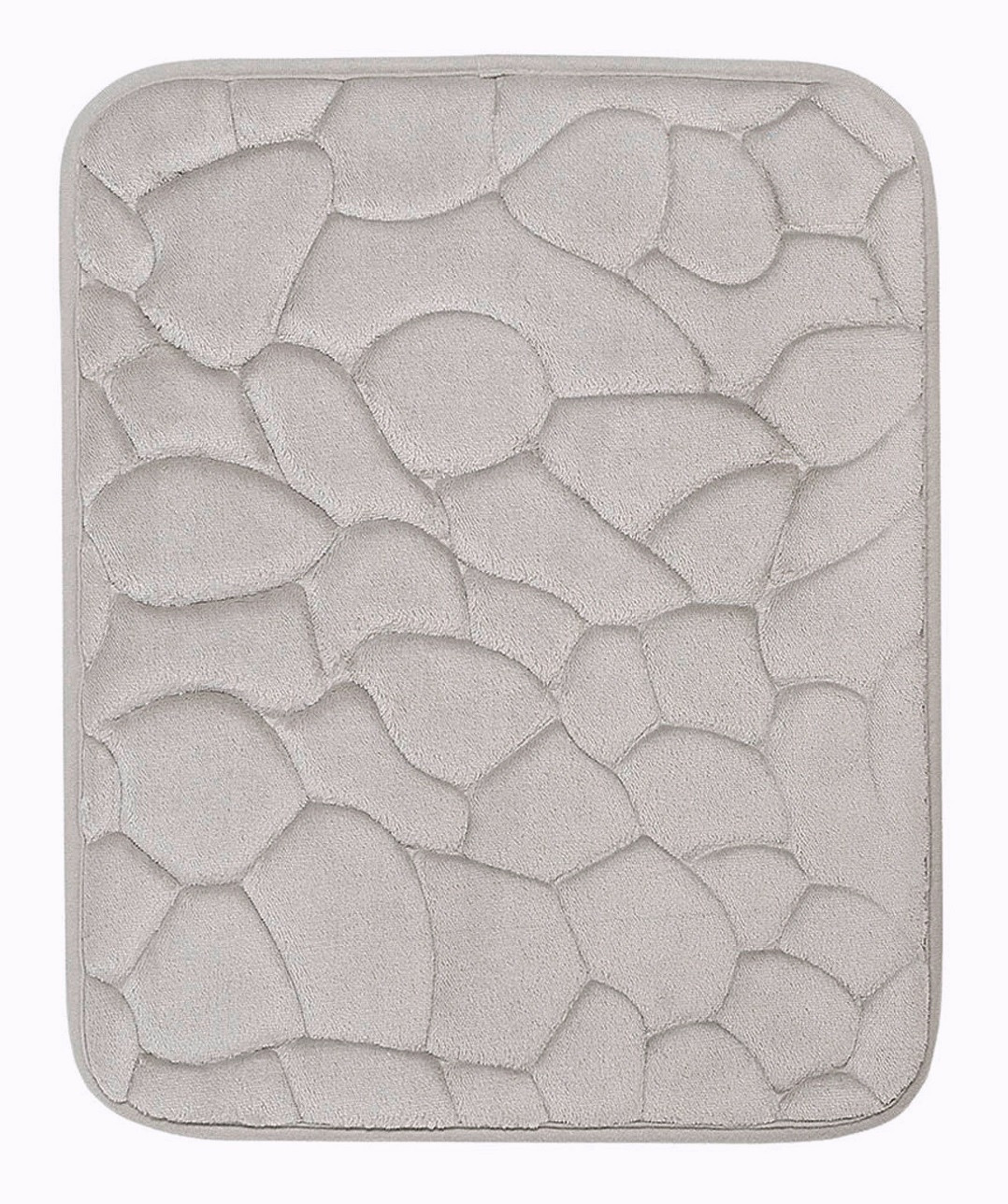 BO-MA, Protišmyková kúpeľňová predložka 3D 133 sand, 50x80, šedá, kúpeľňa