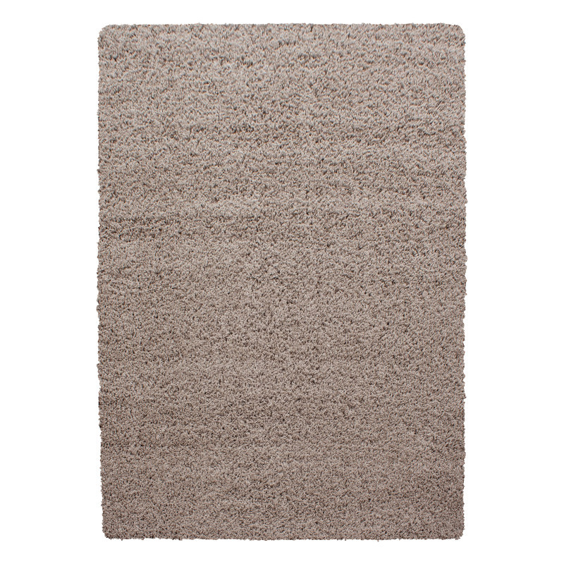 Ayyildiz, Kusový koberec Life Shaggy 1500 beige, 120x170, béžová, obývacia izba