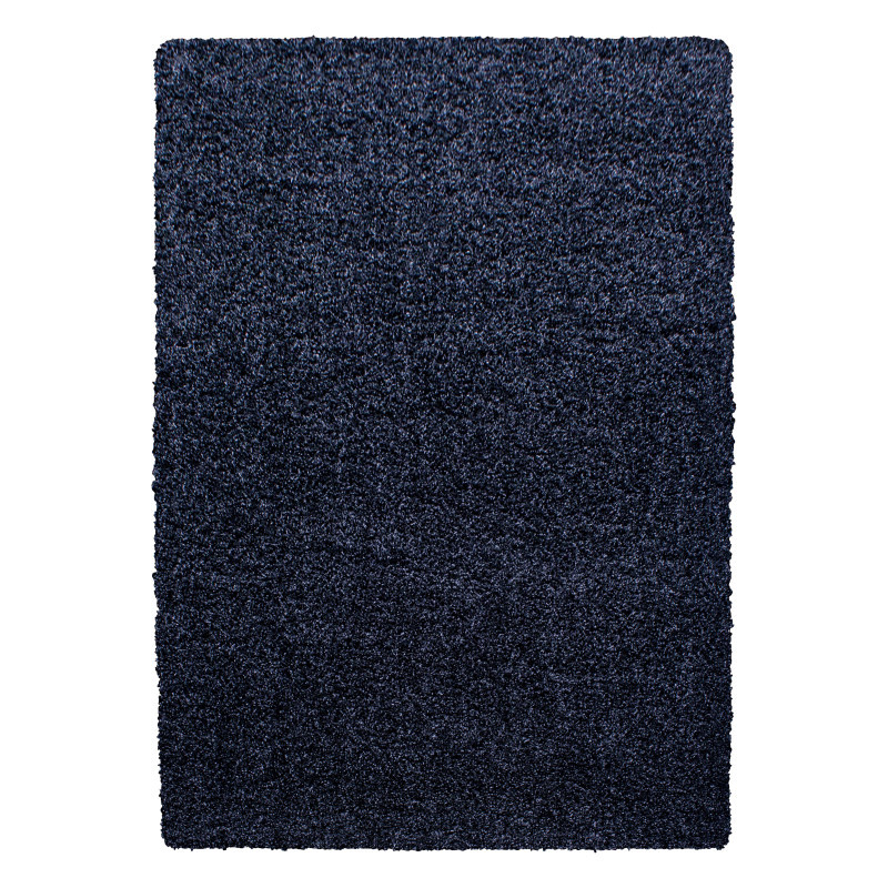 Ayyildiz, Kusový koberec Life Shaggy 1500 navy, 160x230, modrá, obývacia izba