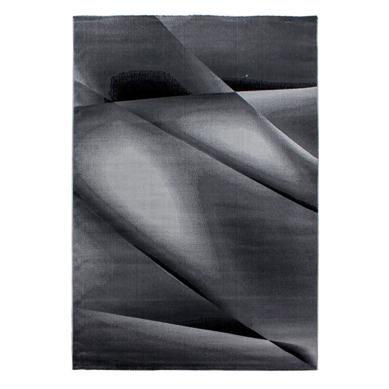 Ayyildiz, Kusový koberec Miami 6590 black, 200x290, šedá, kancelária