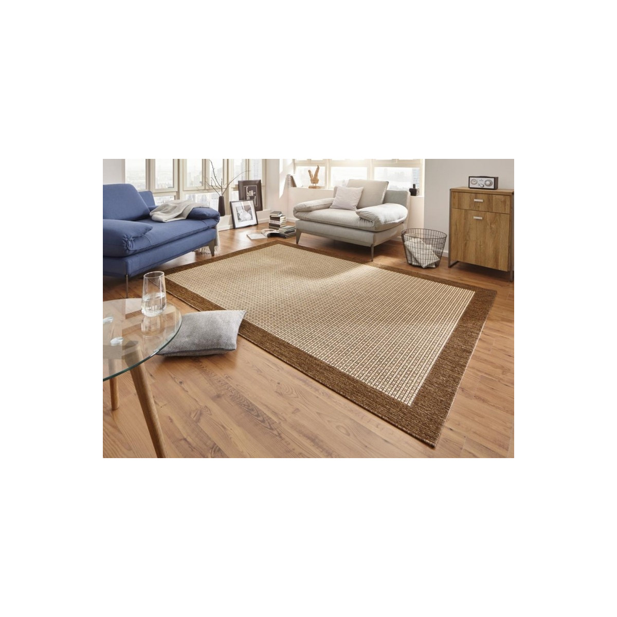 Kusový koberec Natural 102720 Braun – na von aj na doma