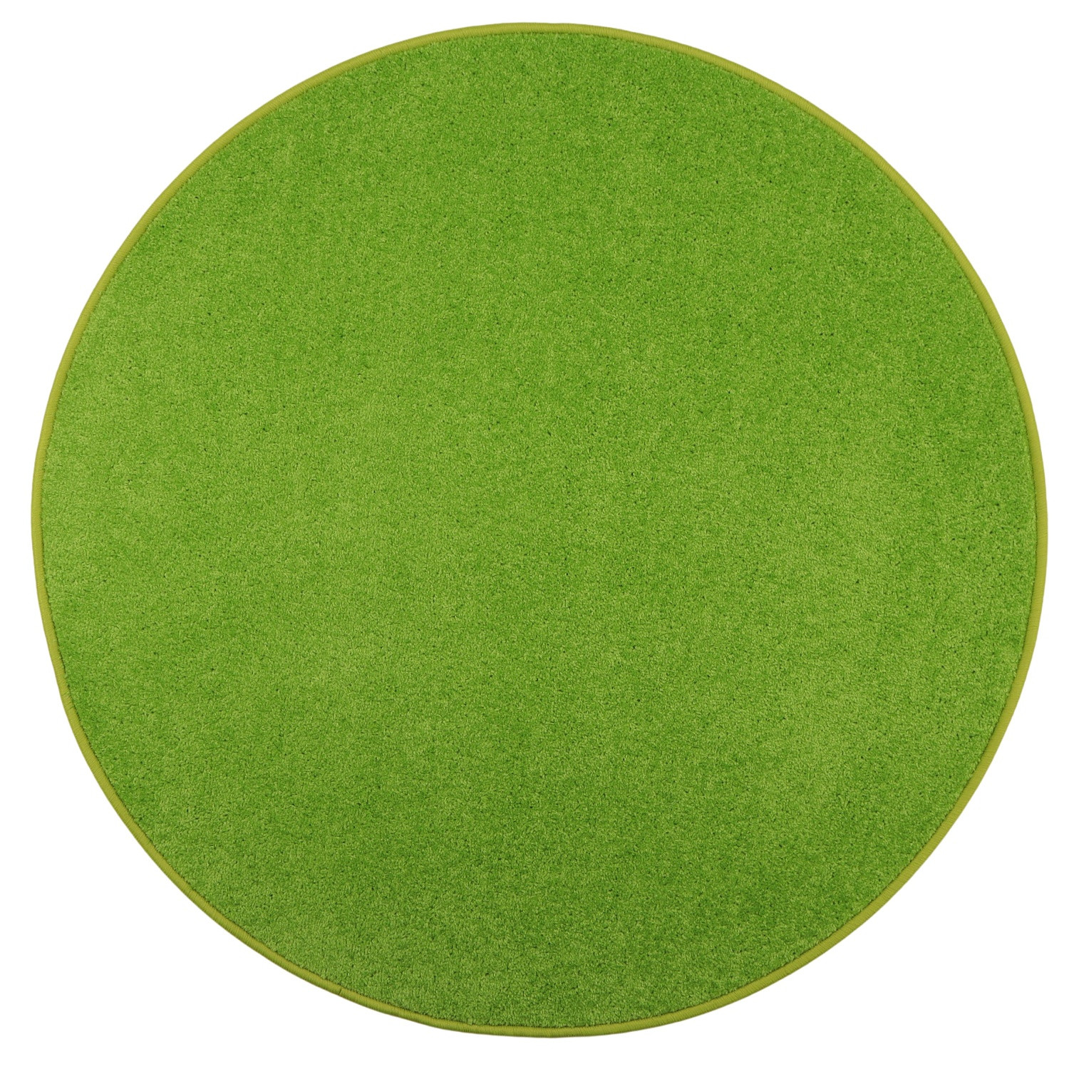 Kusový koberec Eton zelený 41 guľatý - 250x250 (priemer) kruh cm Vopi koberce 