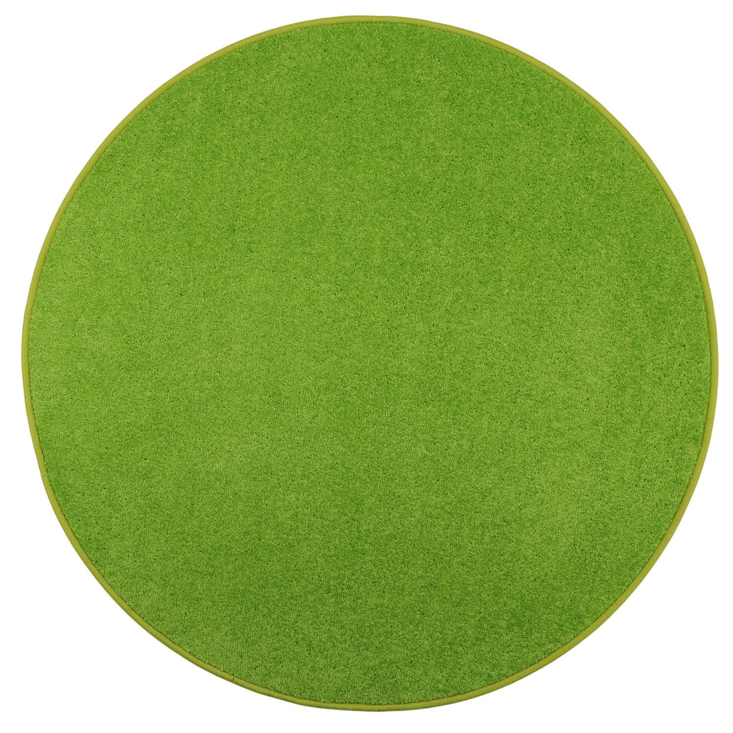 Vopi, Kusový koberec Eton zelený 41 guľatý, 57x57 (priemer) kruh, zelená, detská izba