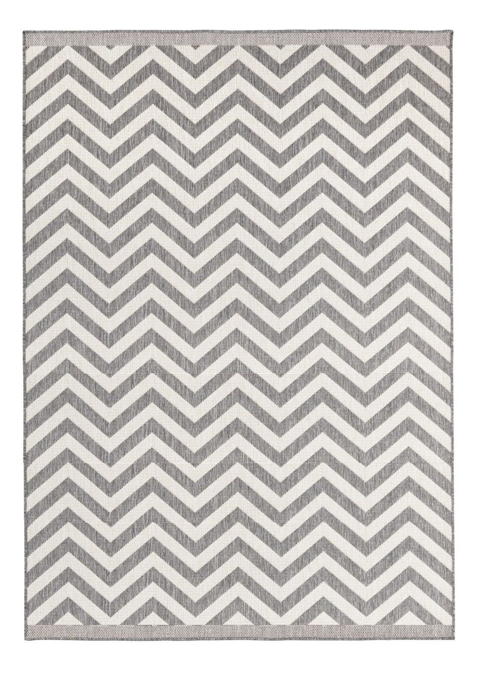 Hanse Home, Kusový koberec Twin Supreme 103432 Palma grey creme – na von aj na doma, 80x250, šedá, chodba / predsieň