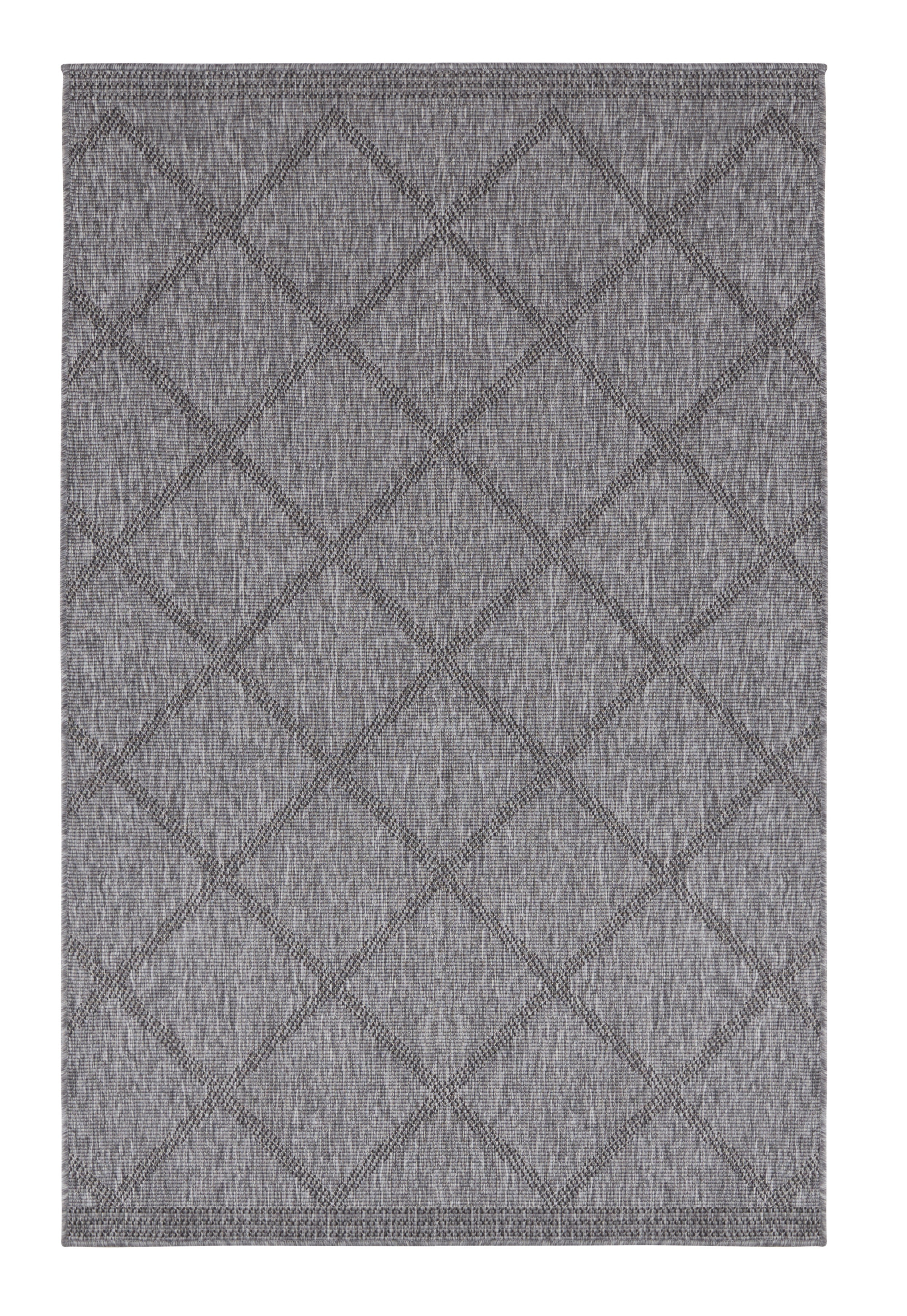 Kusový koberec Twin Supreme 103757 Black / Anthracite – na von aj na doma - 80x250 cm NORTHRUGS - Hanse Home koberce 