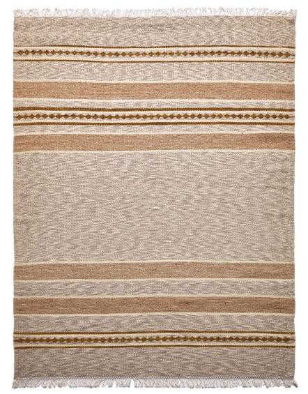 Diamond Carpets India, Ručne viazaný kusový koberec Wild West DESP HL62 Natural Brown, 80x150, hnedá, chodba / predsieň