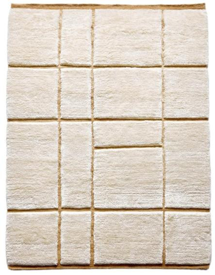 Ručne viazaný kusový koberec Radiant Mohair DESP P41 Mohair White - 160x230 cm Diamond Carpets koberce 