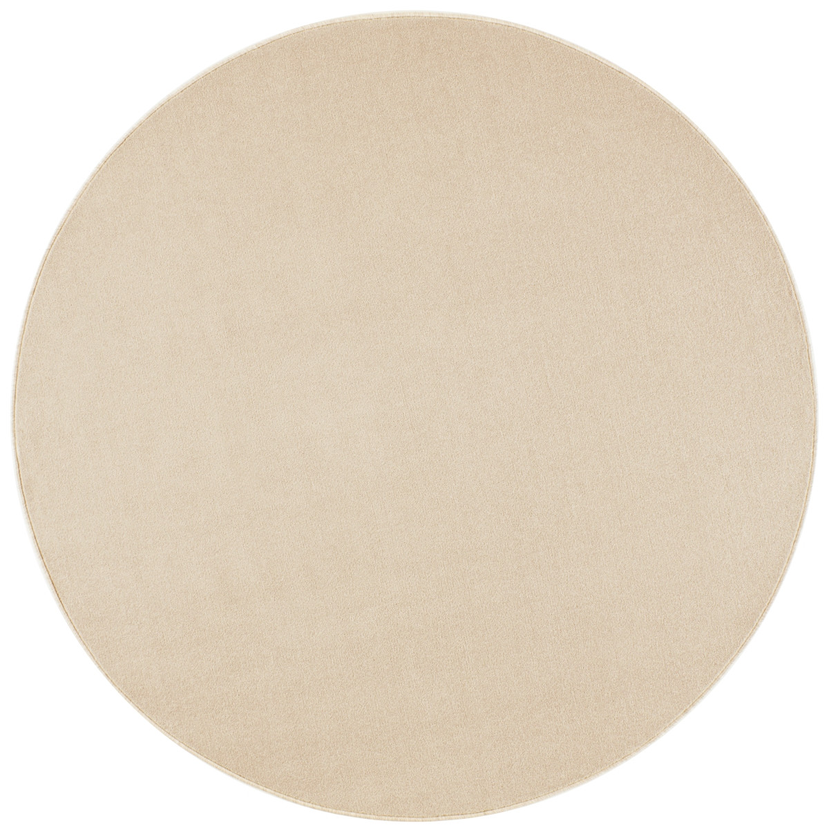 Hanse Home, Kusový koberec Nasty 101152 Creme kruh, 133x133 (priemer) kruh, biela, chodba / predsieň