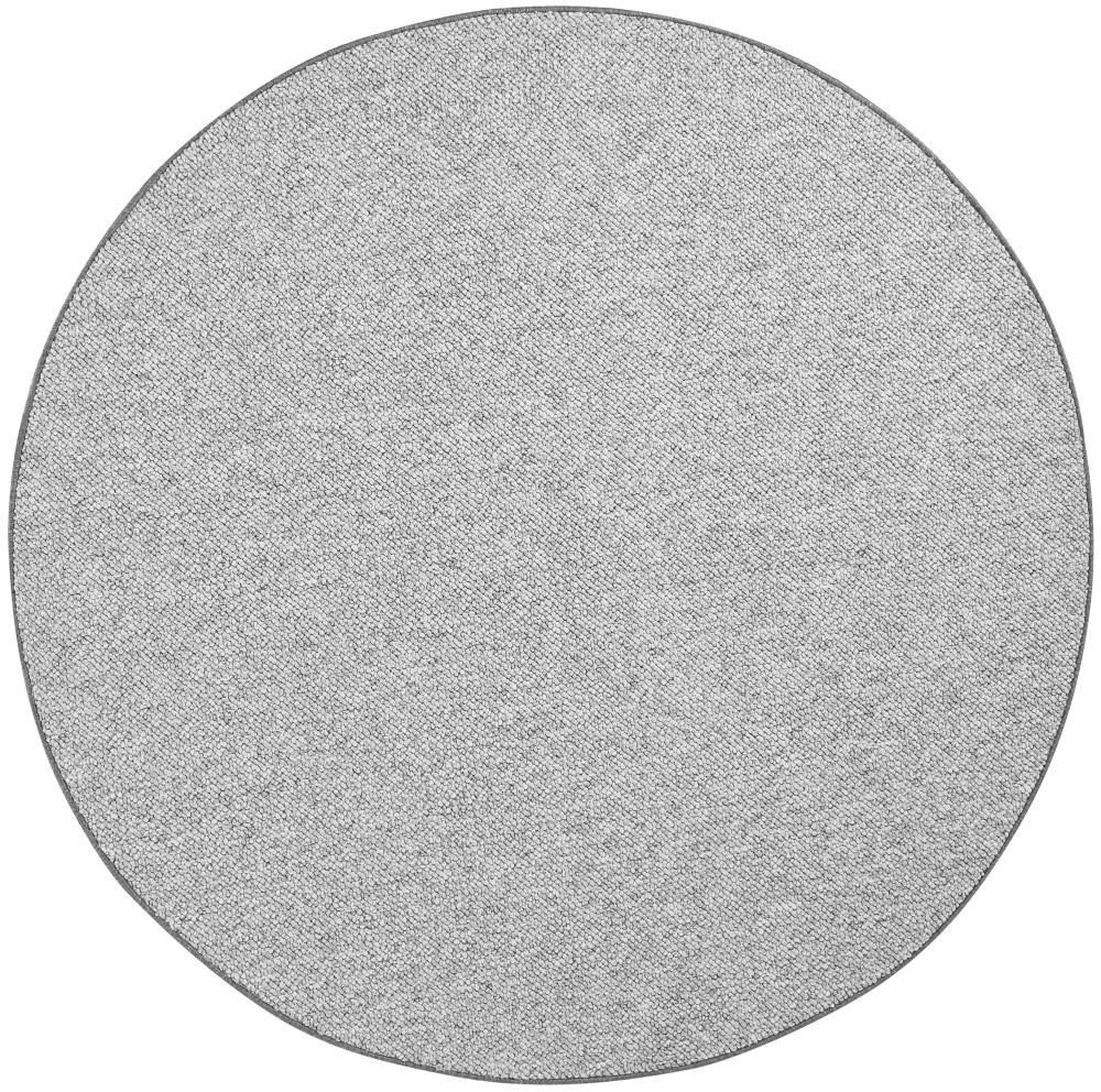BT Carpet, Kusový koberec Wolly 102840 kruh, 133x133 (priemer) kruh, šedá, obývacia izba