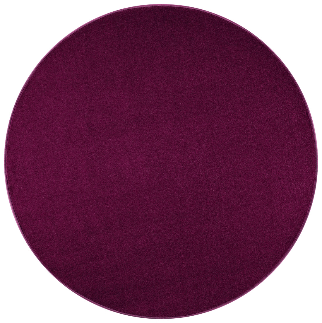 Hanse Home, Kusový koberec Nasty 102368 Blackberry kruh, 133x133 (priemer) kruh, fialová, chodba / predsieň