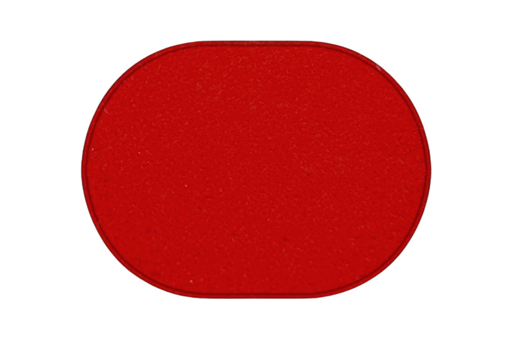 Kusový koberec Eton červený ovál - 50x80 cm Vopi koberce 