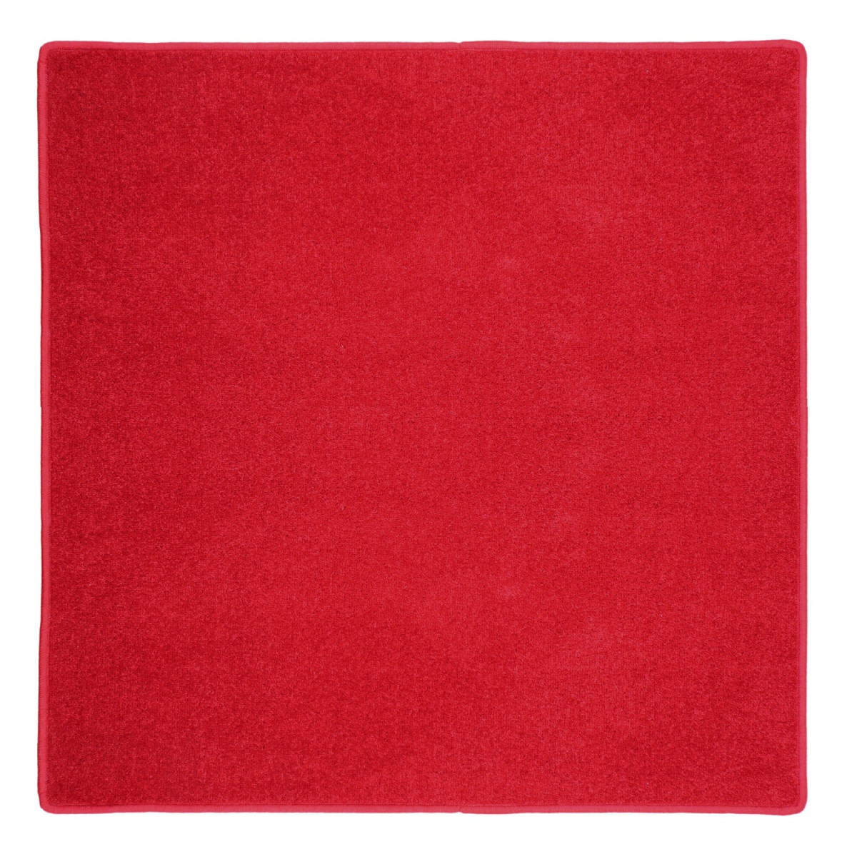 Kusový koberec Eton červený 15 štvorec