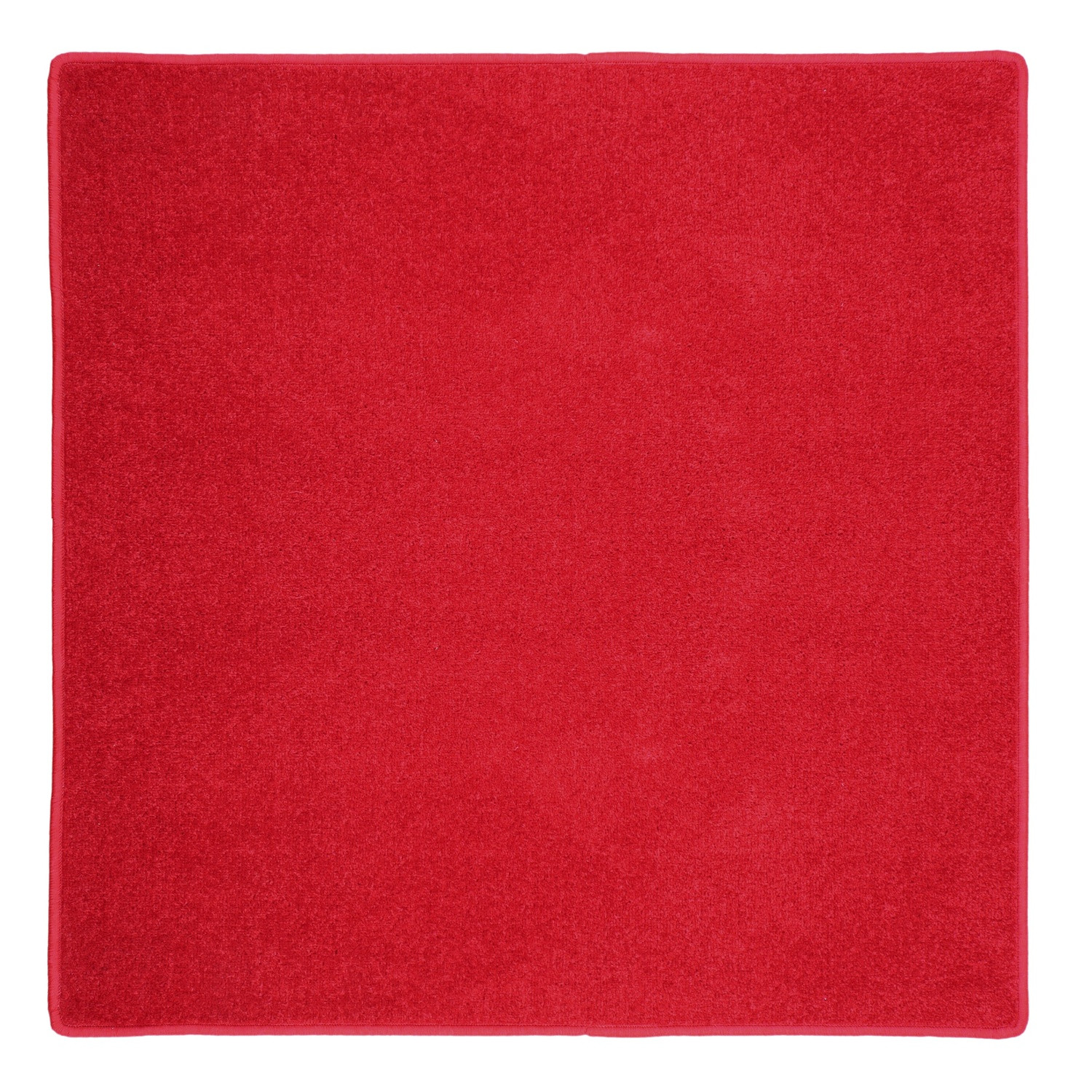 Spoltex, Kusový koberec Eton červený 15 štvorec, 60x60, červená, kuchyňa