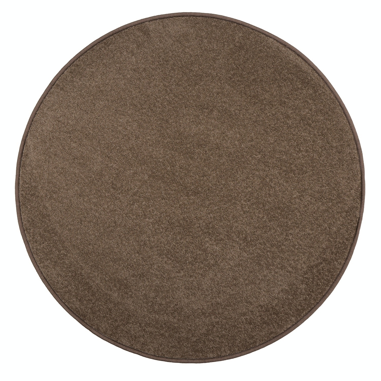 Kusový koberec Eton hnedý 97 kruh - 400x400 (priemer) kruh cm Vopi koberce 