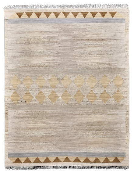Diamond Carpets India, Ručne viazaný kusový koberec Angelo DESP P116 Pastel Brown Mix, 80x150, béžová, chodba / predsieň