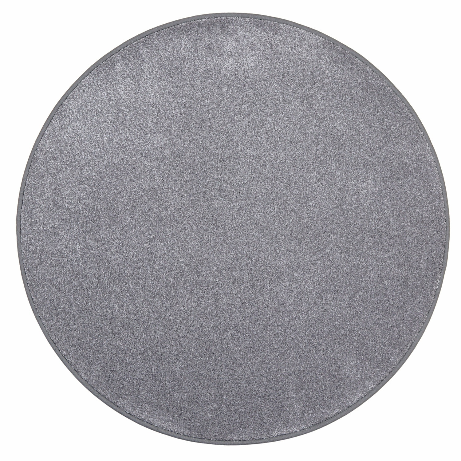 Vopi, Kusový koberec Apollo Soft sivý kruh, 80x80 (priemer) kruh, šedá, chodba / predsieň