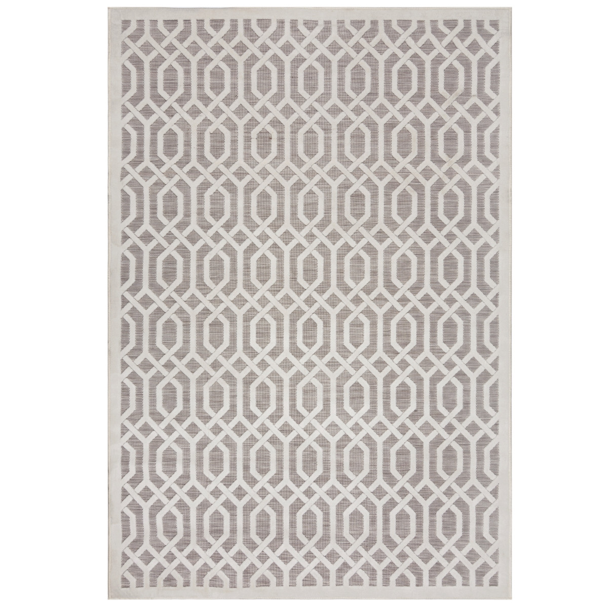 Flair Rugs, Kusový koberec Piatto Mataro Natural – na von aj na doma, 80x150, béžová, chodba / predsieň
