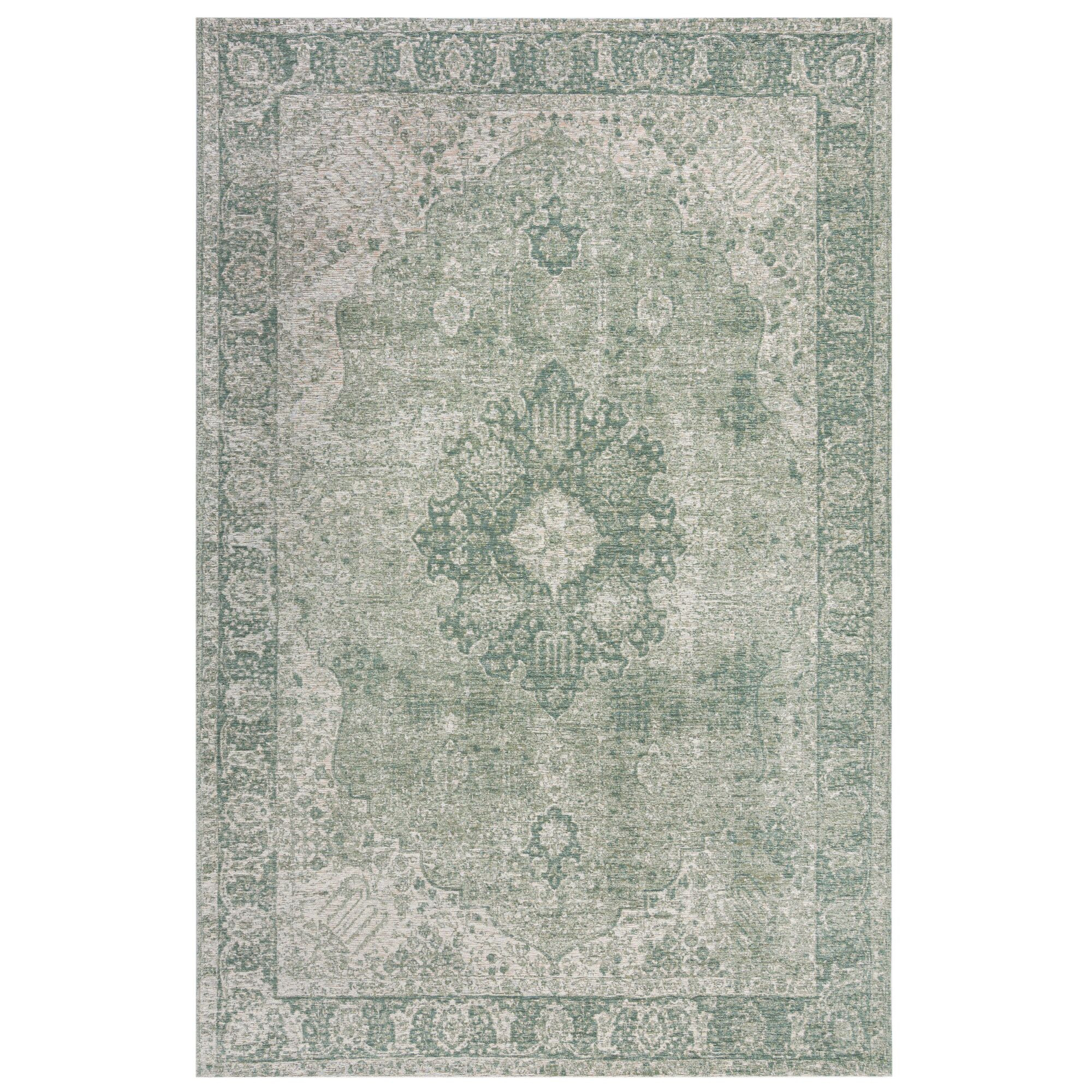 Flair Rugs, Kusový koberec Manhattan Antique Green, 155x230, zelená, obývacia izba