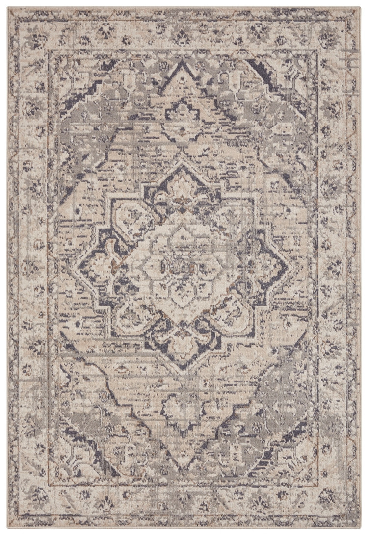 Hanse Home, Kusový koberec Terrain 105596 Sand Cream Grey, 80x120, béžová, obývacia izba