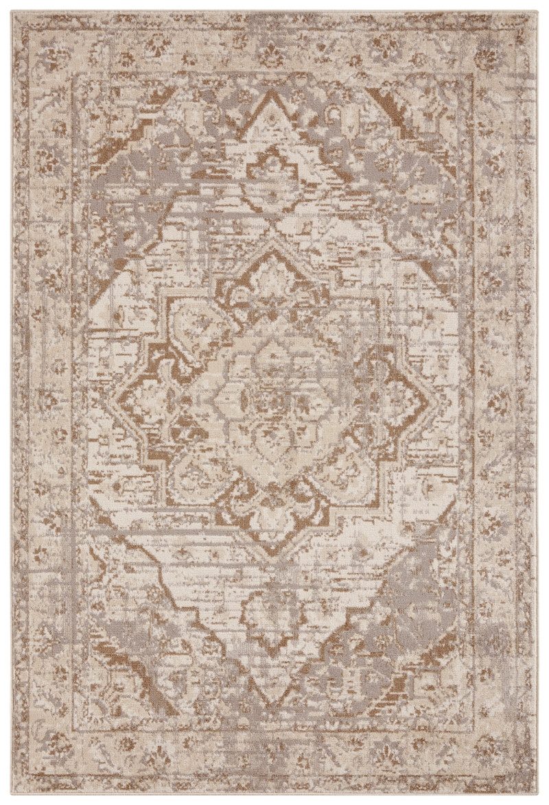 Hanse Home, Kusový koberec Terrain 105597 Sand Cream Brown, 80x120, hnedá, obývacia izba