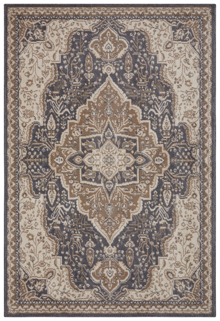 Hanse Home, Kusový koberec Terrain 105607 Orken Black Brown, 80x120, hnedá, obývacia izba