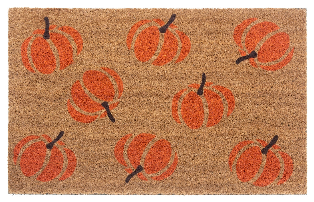 Rohožka Halloween - oranžové tekvice 105677 - 45x75 cm Hanse Home Collection koberce 