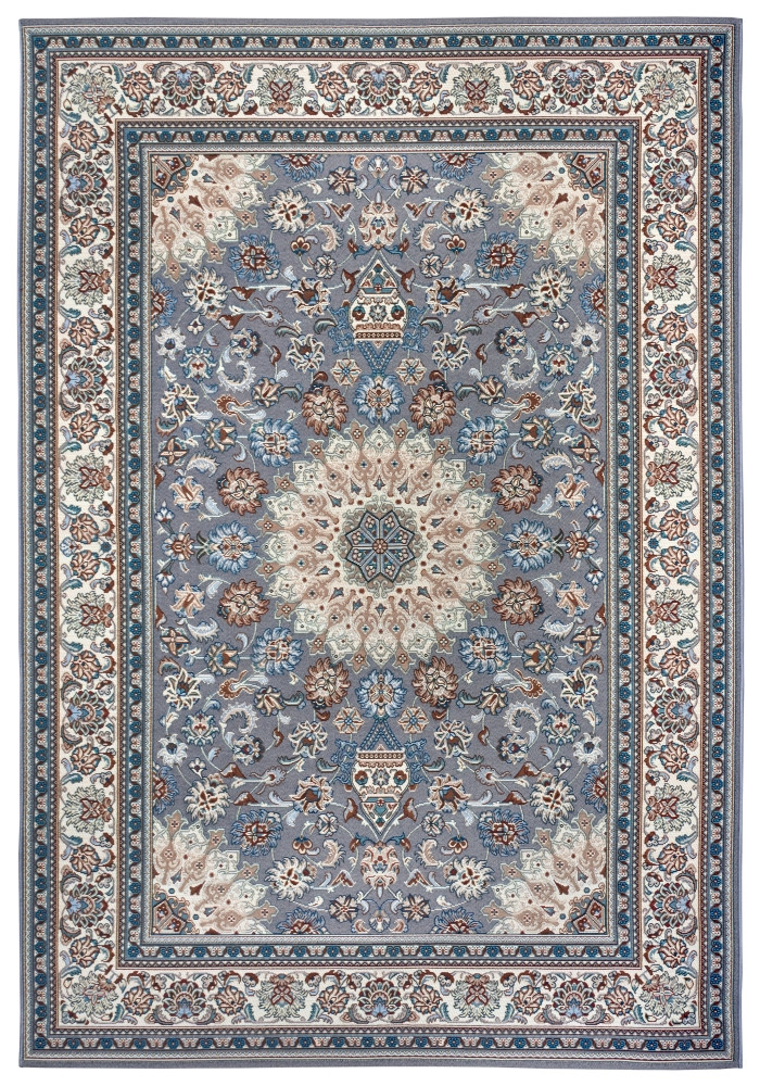 Hanse Home, Kusový koberec Flair 105715 Grey Cream – na von aj na doma, 80x165, šedá, chodba / predsieň