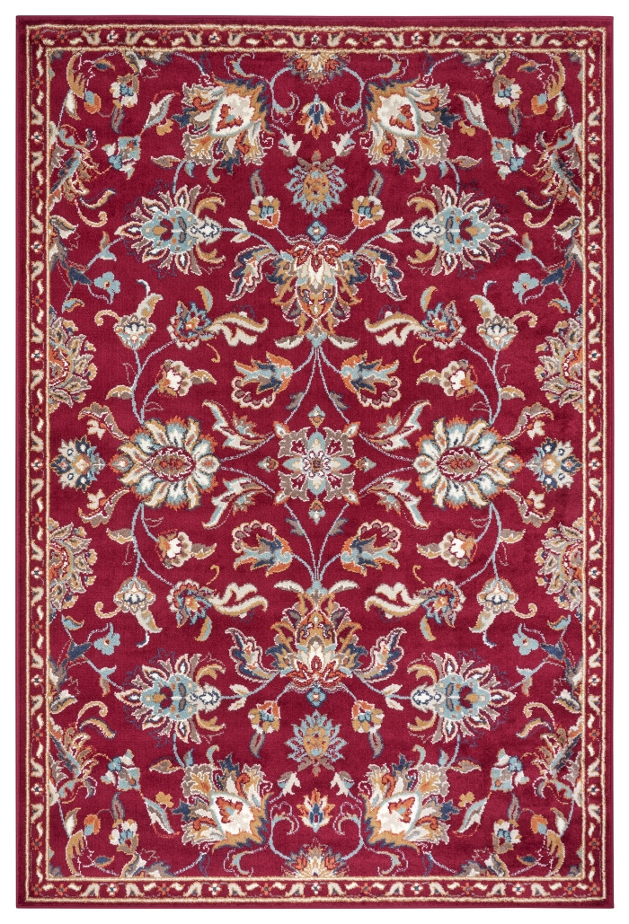 Hanse Home, Kusový koberec Luxor 105633 Caracci Red Multicolor, 80x120, červená, obývacia izba