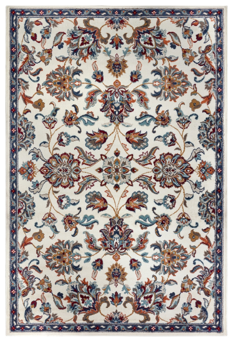 Hanse Home, Kusový koberec Luxor 105635 Caracci Cream Multicolor, 160x235, biela, obývacia izba
