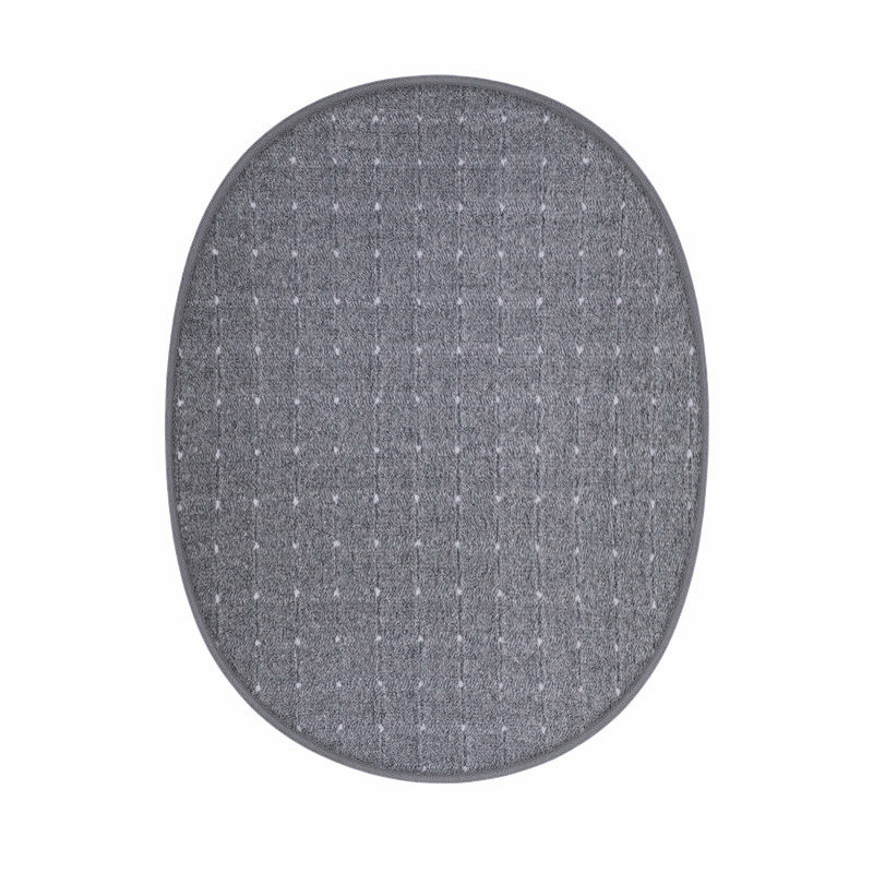 Kusový koberec Udinese šedý ovál - 133x190 cm Vopi koberce 