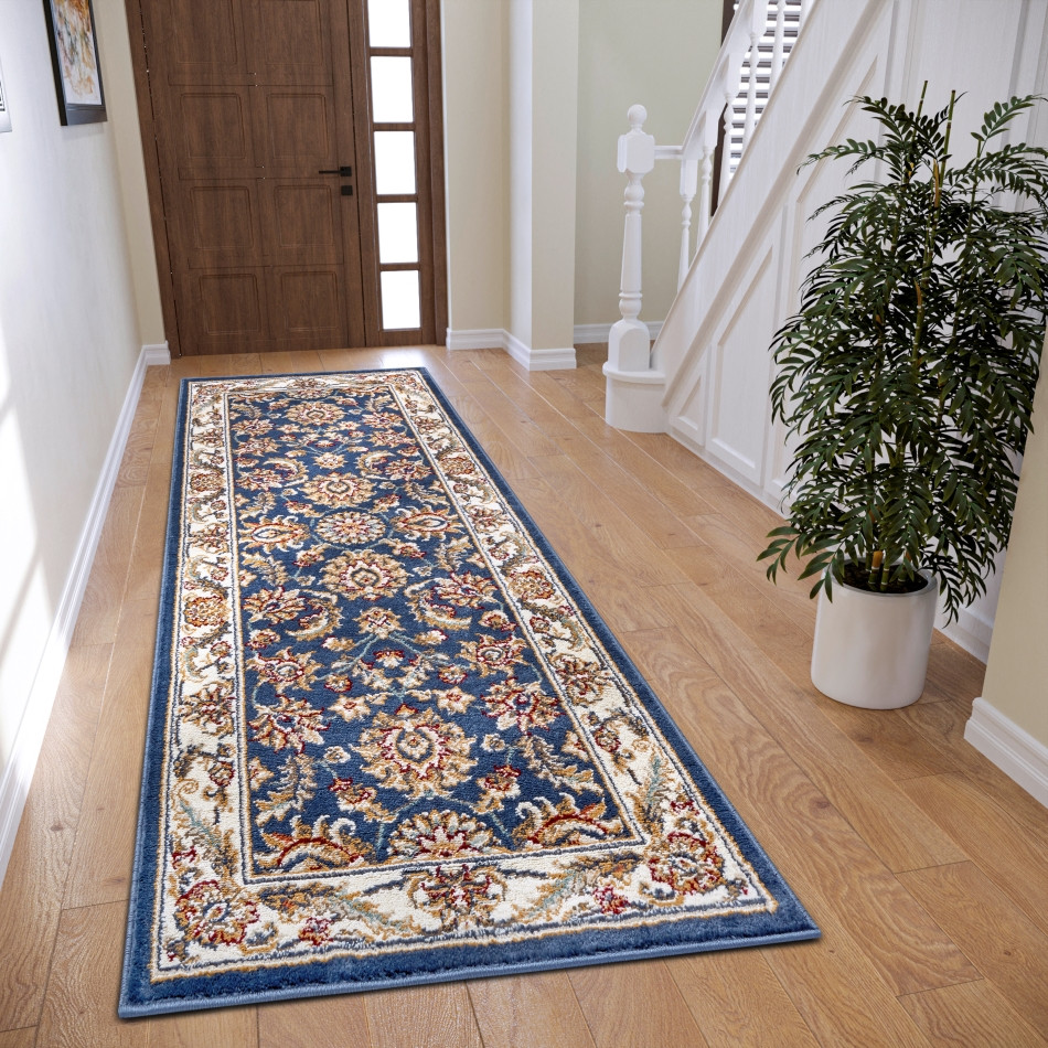 Hanse Home, Kusový koberec Luxor 105640 Reni Blue Cream, 80x240, modrá, obývacia izba