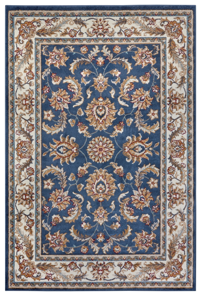 Hanse Home, Kusový koberec Luxor 105640 Reni Blue Cream, 57x90, modrá, obývacia izba