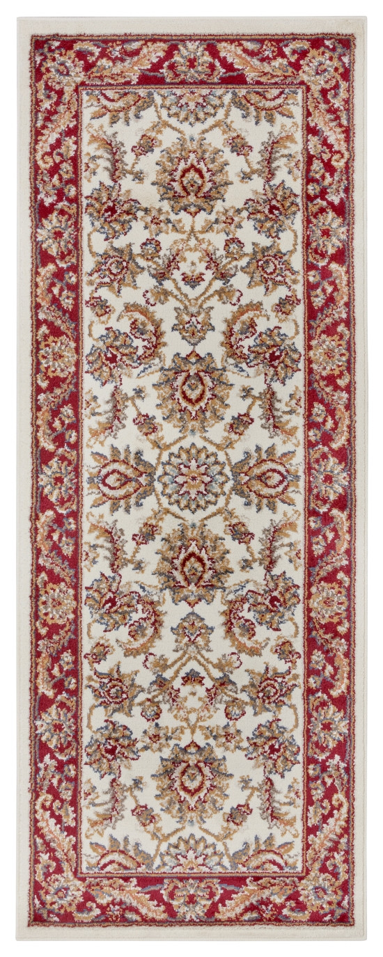 Hanse Home, Kusový koberec Luxor 105643 Reni Cream Red, 80x240, červená, obývacia izba